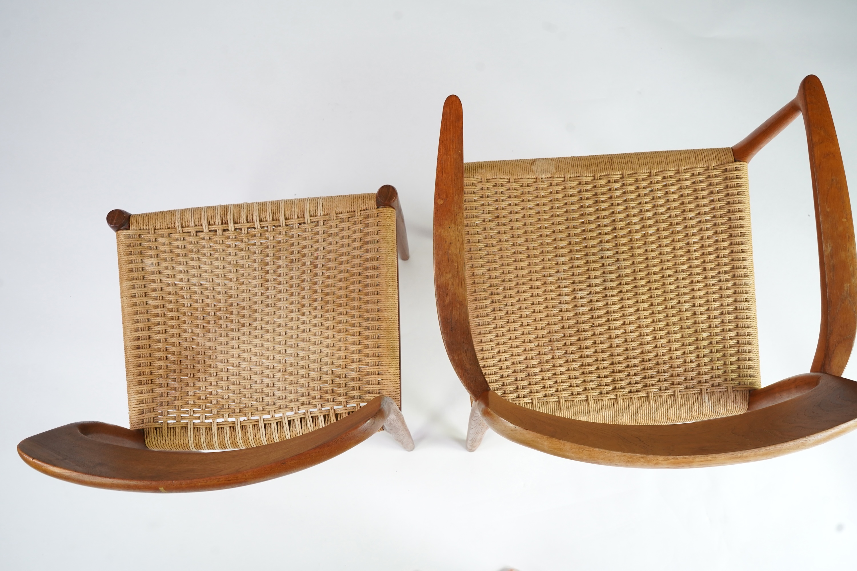 Niels Otto Møller (Danish, 1920-1982) for JL Møllers Møbelfabrik: A set of ten teak dining chairs
